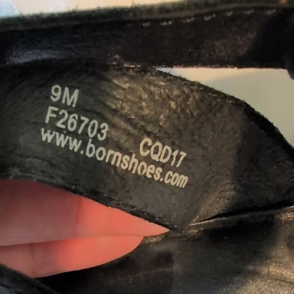 Born Black Leather Sandals - Picture 4 of 8